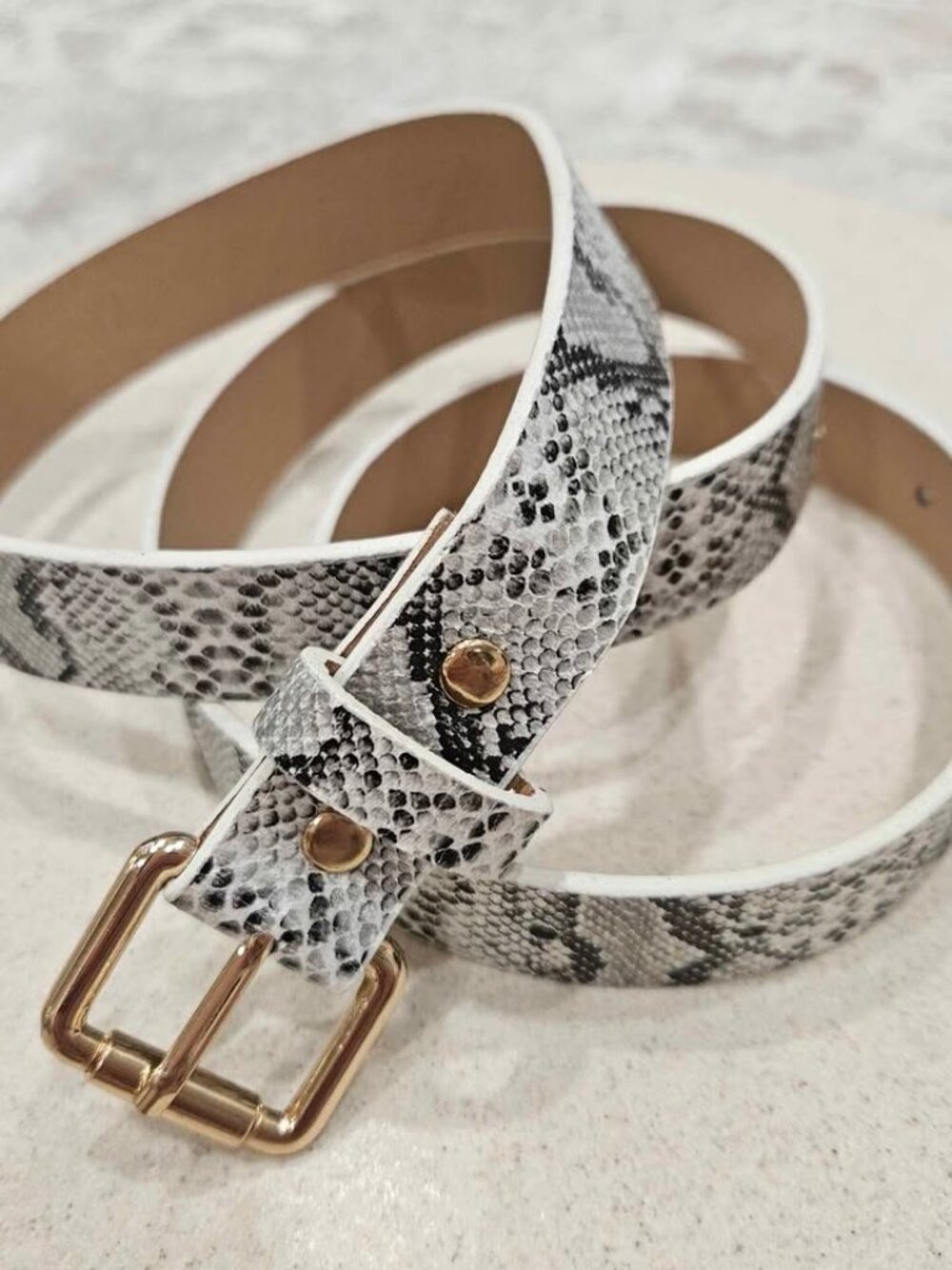 Snakeprint Belt 29.5" Inch Brand New Never Used